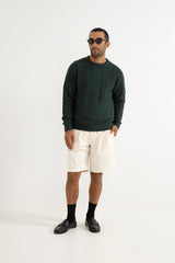 Mohair fishermans knit