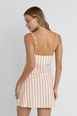 Tide stripe mini dress
