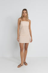 Tide stripe mini dress