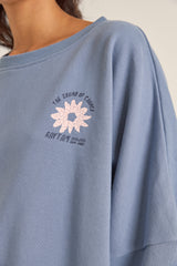 washed out slouch fleece