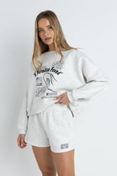 Paradise found fleece short