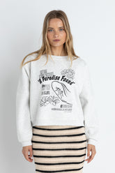 Paradise found crew neck fleece