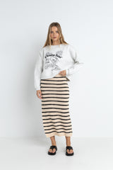 Paradise found crew neck fleece