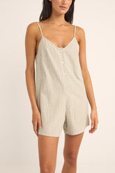 valley stripe adjustable romper