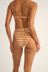 Tide stripe hi banded pant