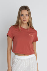 Rhythm crop crew tee
