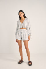 Desi plaid boxer shorts