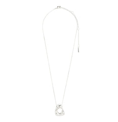 Pilgrim collier pendentif ajouré recyclé plaqué argent