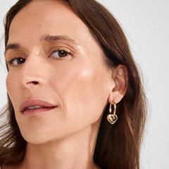 Pilgrim Nova Coeur Boucles d'oreilles