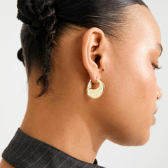 Boucles d'oreilles créoles Sense