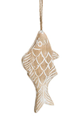 Poisson en bois de mangue