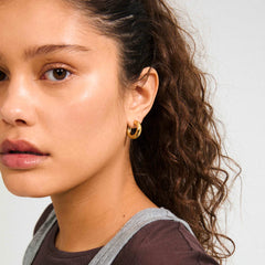 Pilgrim Boucles d'oreilles anneaux recyclées 19 mm