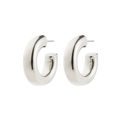 Pilgrim boucles d'oreilles anneaux recyclées 23 mm plaqué plaqué argent