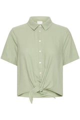 Chemise manches courtes nouée IhLino