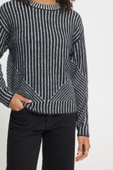 Pull IhKamara manches longues ligné
