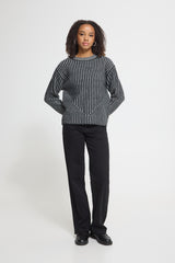 Pull IhKamara manches longues ligné