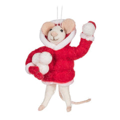 Souris boules de neige