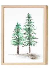 Tableau d’impression arbres