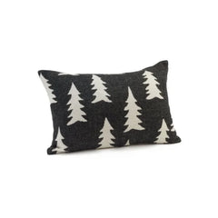 Coussin sapin crème / charcoal