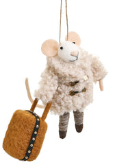 Souris avec bagages