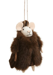 Souris Manteau en fausse fourrure