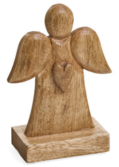 Cadre Angel en bois de manguier naturel 5x7