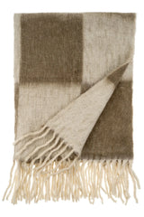 Jetée à damier taupe