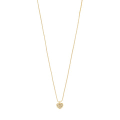 Pilgrim collier pendentif coeur cristaux recyclé