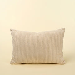16 x 24 Wide Wale Corduroy Pillow Ivory