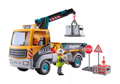 Playmobil Camion de chantier avec grue