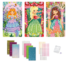 Stick'N Fun - 3 Mini Mosaïques - Princesses