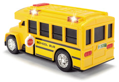 City Heroes - Autobus scolaire Sons et lumières 15 cm