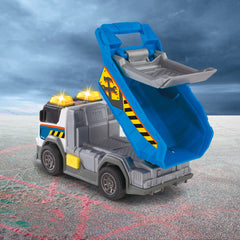 City Heroes - Camion-benne 15 cm Son & Lunière