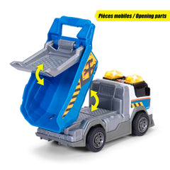 City Heroes - Camion-benne 15 cm Son & Lunière