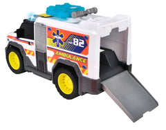City Heroes - Ambulance Sons et lumières 30 cm