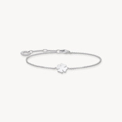Bracelet trèfle argent