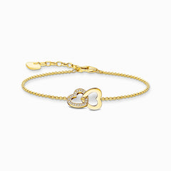 Thomas Sabo Bracelet cœurs entrelacés 19 cm