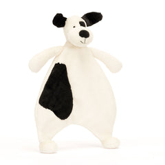 Doudou Bashful Black & Cream Puppy