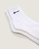 Chaussettes mi-mollet à inscription classique