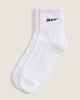 Chaussettes mi-mollet à inscription classique
