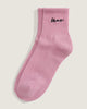Chaussettes mi-mollet à inscription classique