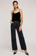 Haut en velours Sofie