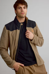 Veste en polar avec manches amovibles