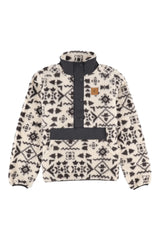 Chandail à col montant en peluche pour femme