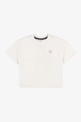 T-shirt écourté pour femme