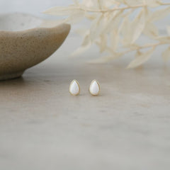 Icy Rain Studs Opalite