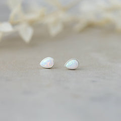 Icy Rain Studs Opalite