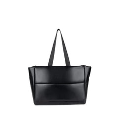 Le Kaia - Sac fourre-tout en cuir vegan noir recyclé