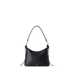 Le Leonie – Sac à épaule 2-en-1 en suède vegan taupe