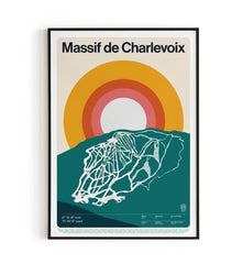 Le Massif Ski Map